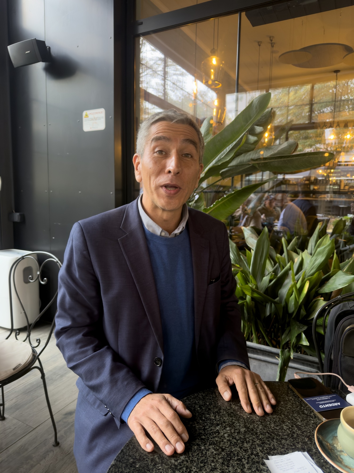 Edouard Katayama Tripković tijekom razgovora za Intervju.hr